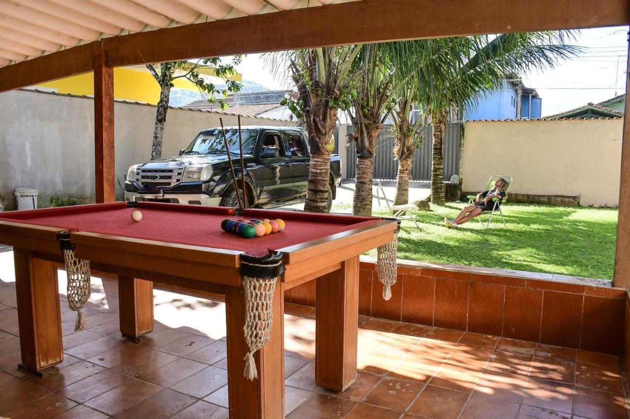 Ubatuba Beach House - Bilhar, Churrasqueira, E Suite Com Ar A 350M Da Praia Exterior photo