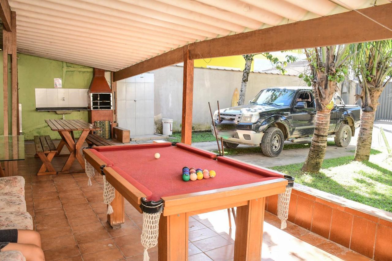 Ubatuba Beach House - Bilhar, Churrasqueira, E Suite Com Ar A 350M Da Praia Exterior photo